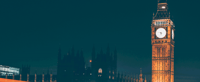 big ben at night