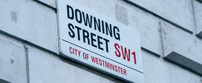 downing street sign