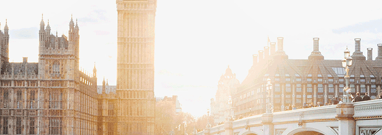 houses of parliament from across the thames