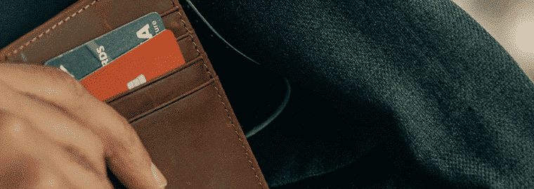 wallet in jacket pocket